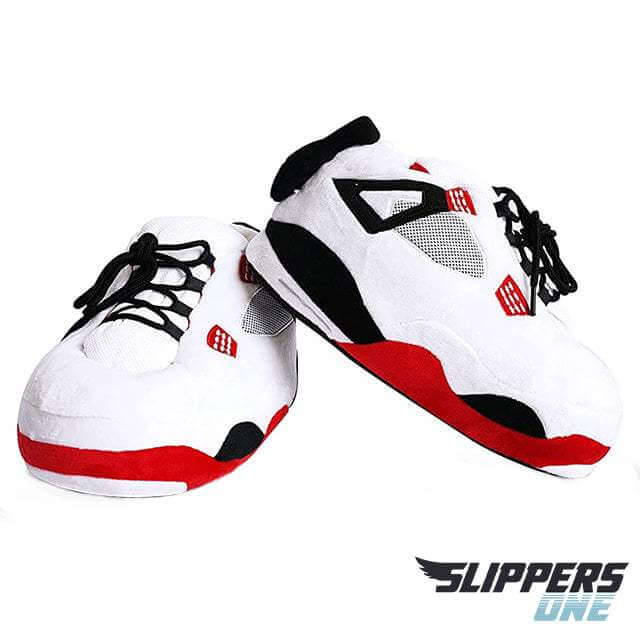 Air Retro, fire red, Slippers.One,  warm slippers, warm, slippers, cold, cold feet, warm feet, winter, gift, cozy, fluffy, comfortable, christmas, christmas gift, xmas