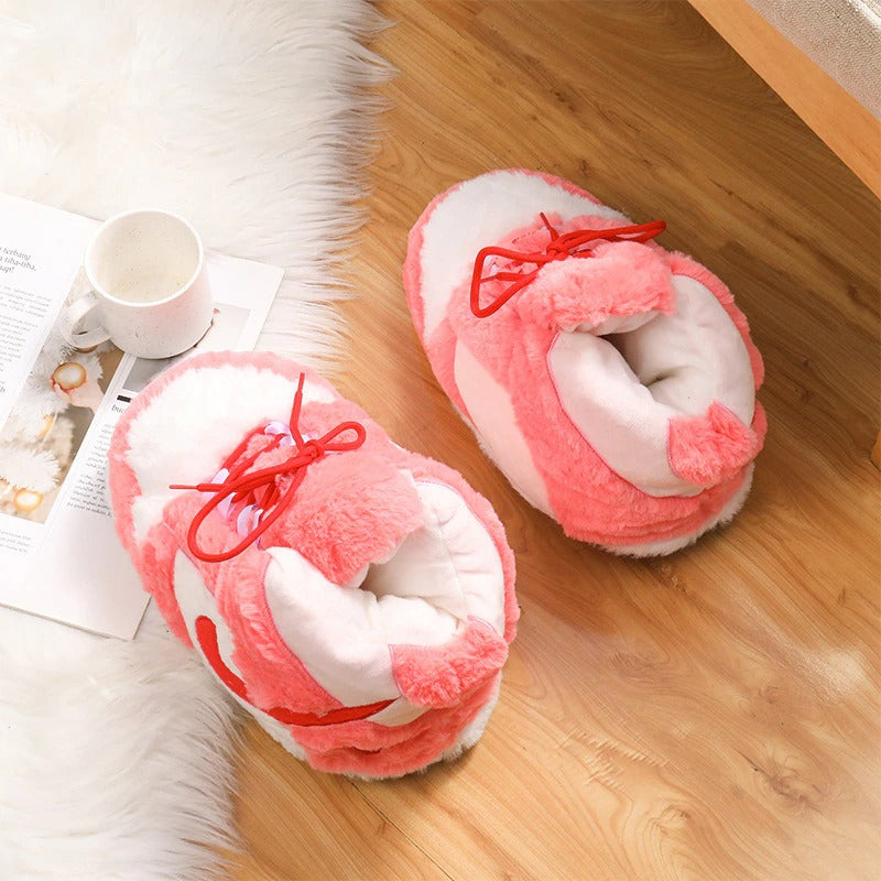 Air 1, Valentine's Day,  Low Slippers, Slippers.One, warm slippers, warm, slippers, cold, cold feet, warm feet, winter, gift, cozy, fluffy, comfortable, christmas, christmas gift, xmas, pink