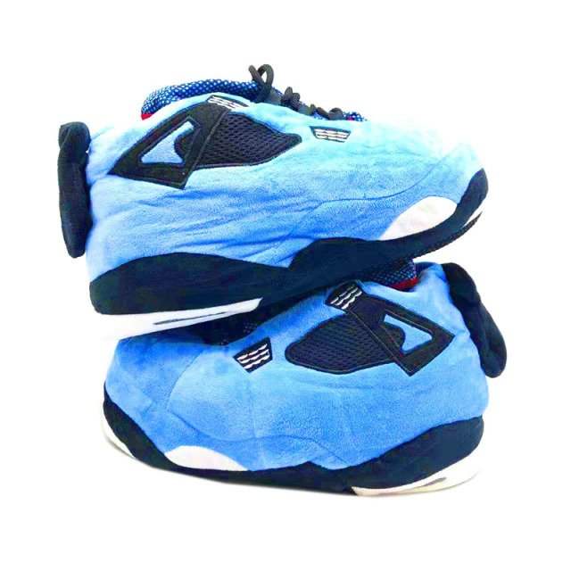 Retro 4 University Blue Slippers - Slippers.One